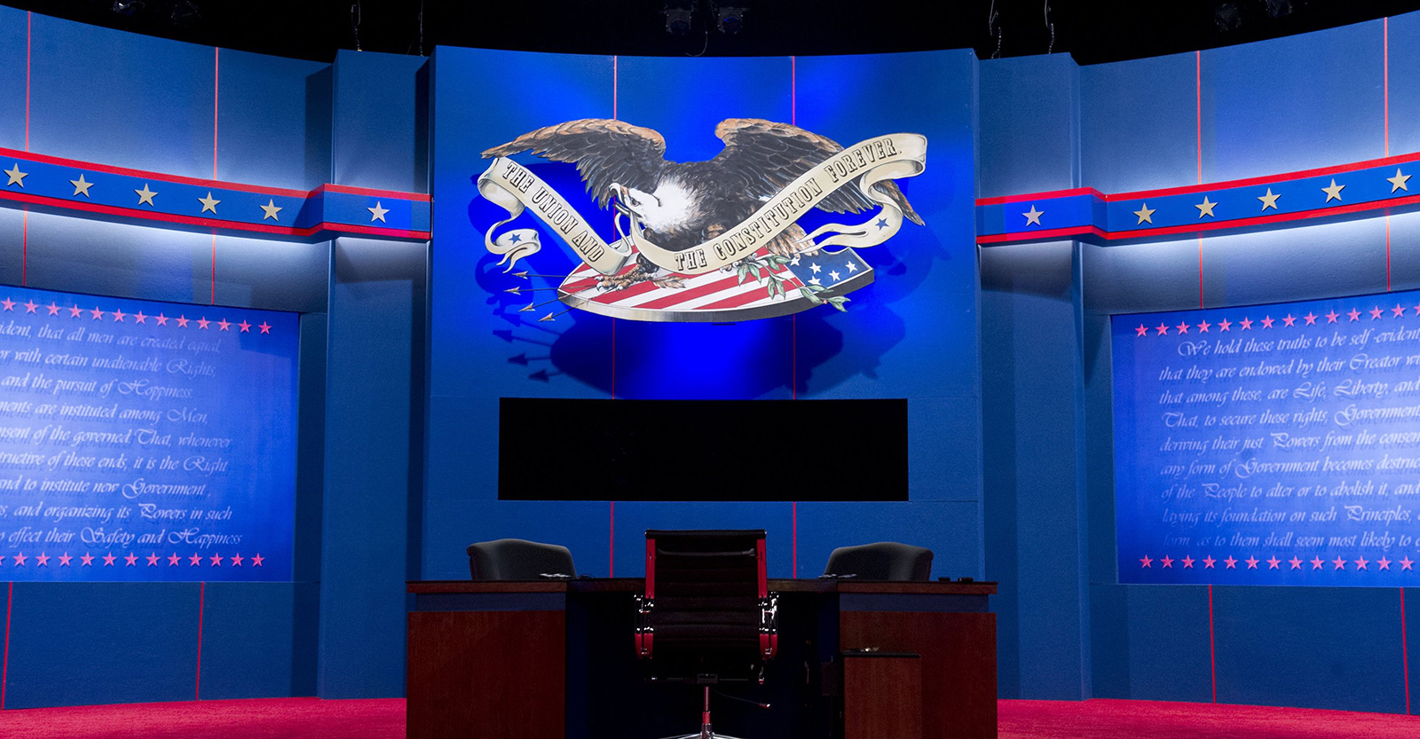 Presidential Debate stage