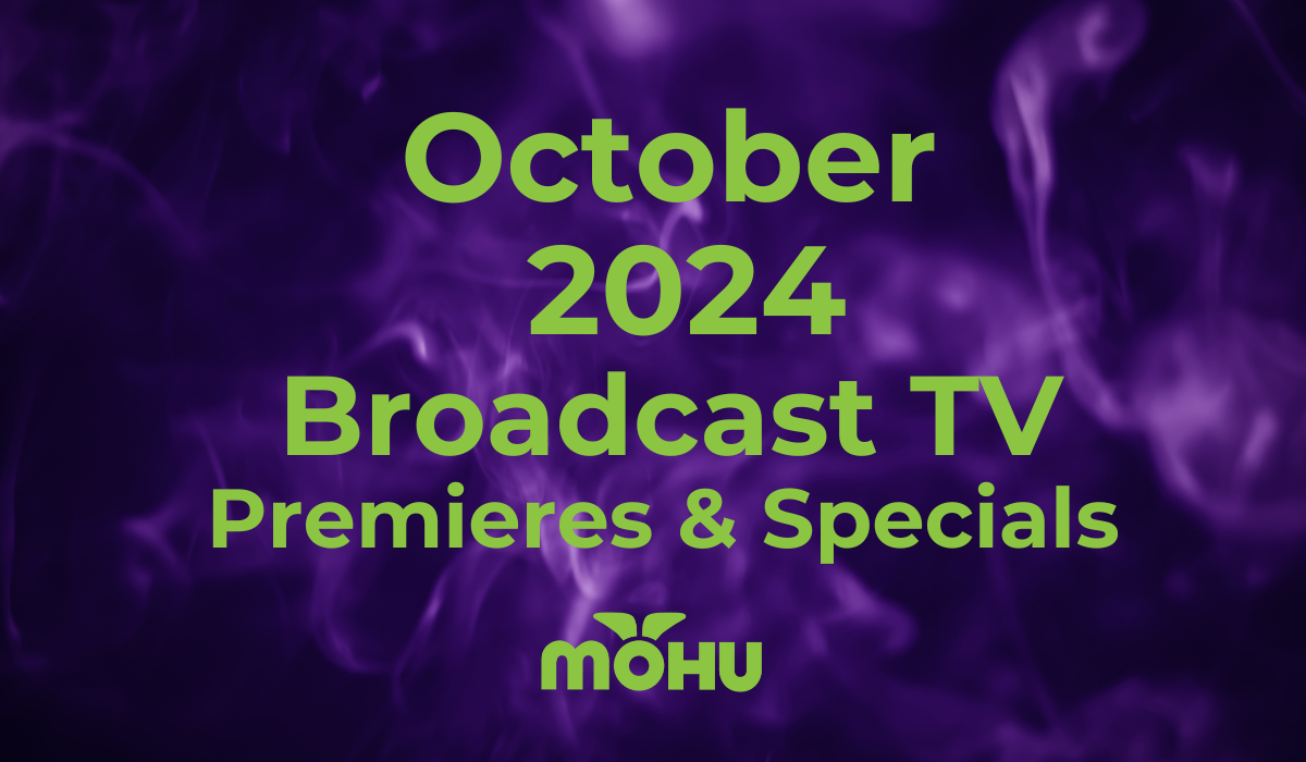 October 2024 Broadcast TV premieres and specials cover image